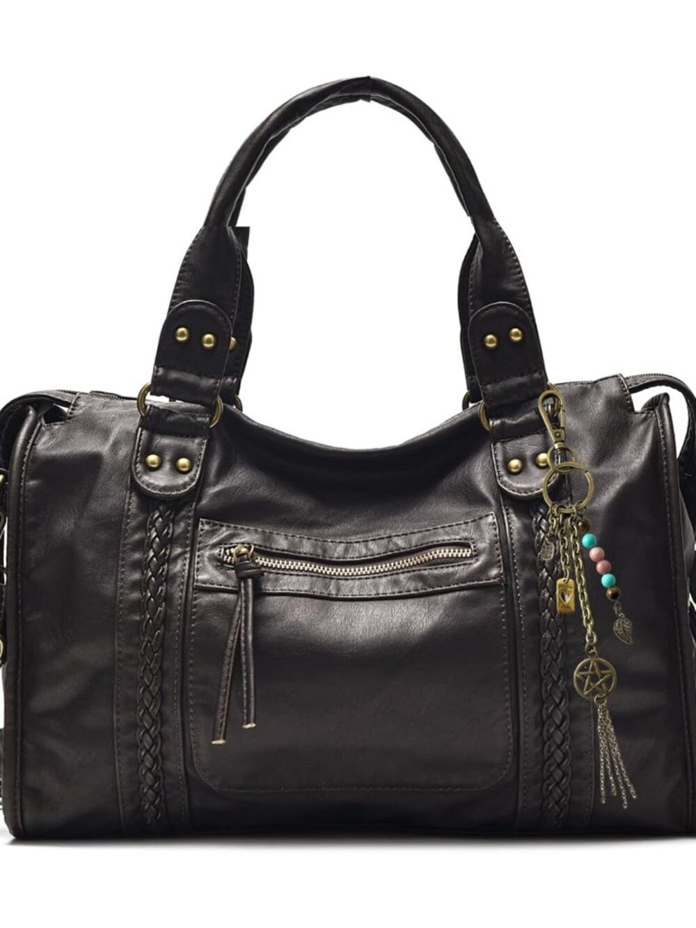 Worldlyda Crossbody Bags for Women Large Tote Soft Leather Purses Washed Y2K Hob